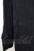 画像7: NO ID. / スーパーストレッチベアサーマルC/Nラウンドカットソー 1 ブラック T-25-08-06-025-NO-to-YM-ZT
