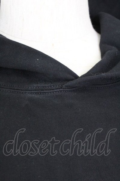 画像3: A.F ARTEFACT / PYRA PATTERN PRINT SWEAT HOODIE 半袖パーカー 2 ブラック T-25-08-06-026-A.-to-YM-ZT111 (3)