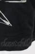 画像6: A.F ARTEFACT / PYRA PATTERN PRINT SWEAT HOODIE 半袖パーカー 2 ブラック T-25-08-06-026-A.-to-YM-ZT111 (6)