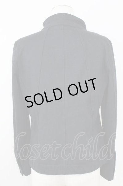 画像2: TORNADO MART / ウールツイルジャージージャケット M ブラック T-25-08-06-027-TO-ja-YM-ZT110 (2)