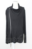 画像1: KMRii / Rayon Jersey Dreap ライダースジャケット 3 ブラック T-25-08-06-028-KM-ja-YM-ZT (1)