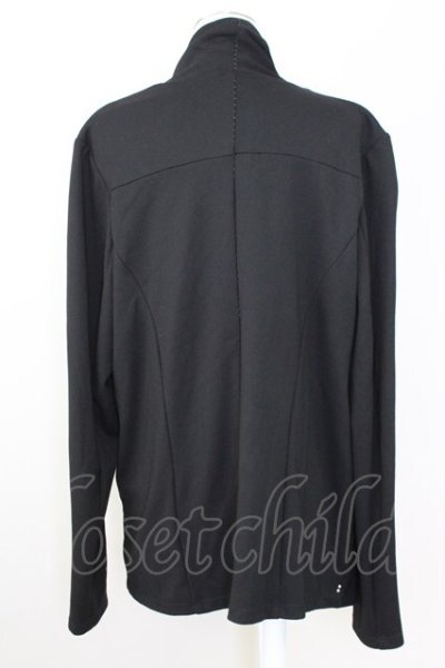 画像2: KMRii / Rayon Jersey Dreap ライダースジャケット 3 ブラック T-25-08-06-028-KM-ja-YM-ZT