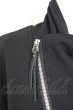 画像4: KMRii / Rayon Jersey Dreap ライダースジャケット 3 ブラック T-25-08-06-028-KM-ja-YM-ZT110 (4)