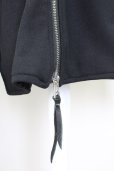 画像5: KMRii / Rayon Jersey Dreap ライダースジャケット 3 ブラック T-25-08-06-028-KM-ja-YM-ZT
