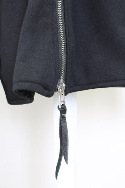 画像5: KMRii / Rayon Jersey Dreap ライダースジャケット 3 ブラック T-25-08-06-028-KM-ja-YM-ZT110 (5)