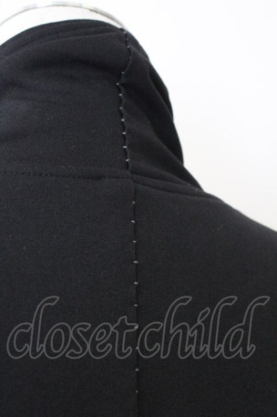 画像10: KMRii / Rayon Jersey Dreap ライダースジャケット 3 ブラック T-25-08-06-028-KM-ja-YM-ZT110 (10)