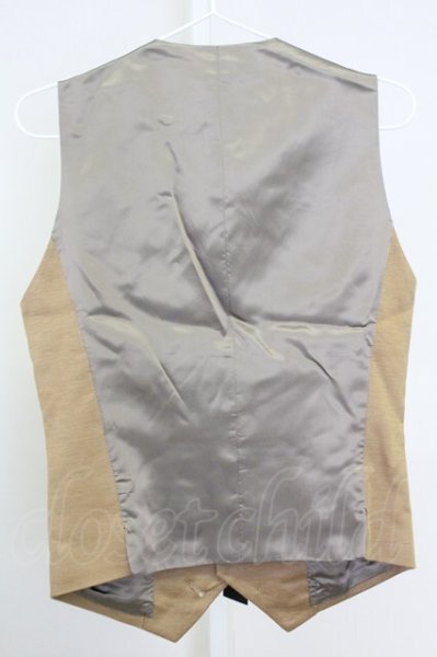 画像2: TORNADO MART / 綿麻ジレ ベスト S ダークベージュ T-25-08-06-001-TO-to-YM-ZT106 (2)