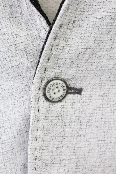 画像4: BUFFALO BOBS / COZZA-FRESCO(コッザ-フレスコ)イタリアンカラー六分袖ジャケット 1-2 グレー T-25-08-06-029-BU-ja-YM-ZT110 (4)