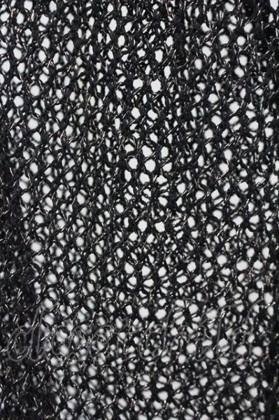 画像4: CavariA / 金糸混メッシュタントップ 44 ブラックｘゴールド T-25-08-06-004-Ca-to-YM-ZT106 (4)