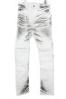 画像1: TORNADO MART / スプレー加工ストレッチスキニーデニムパンツ S ホワイトｘブラック T-25-08-06-031-TO-pa-YM-ZT368 (1)