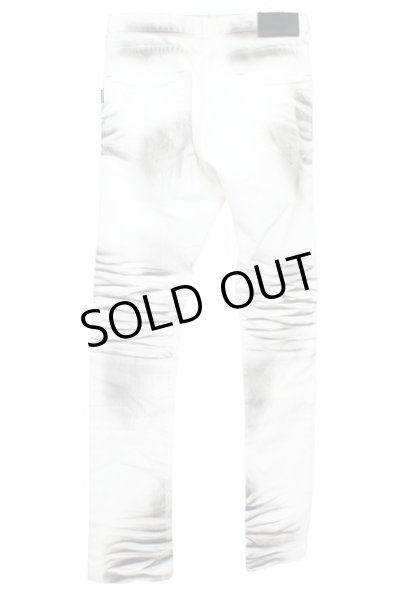 画像2: TORNADO MART / スプレー加工ストレッチスキニーデニムパンツ S ホワイトｘブラック T-25-08-06-031-TO-pa-YM-ZT368 (2)