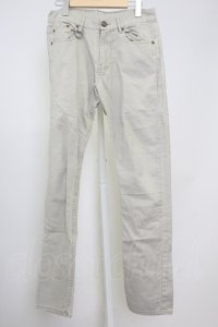 BUFFALO BOBS / ロークロッチカラーデニムパンツ 1 ベージュ T-25-08-06-032-BU-pa-YM-ZT111