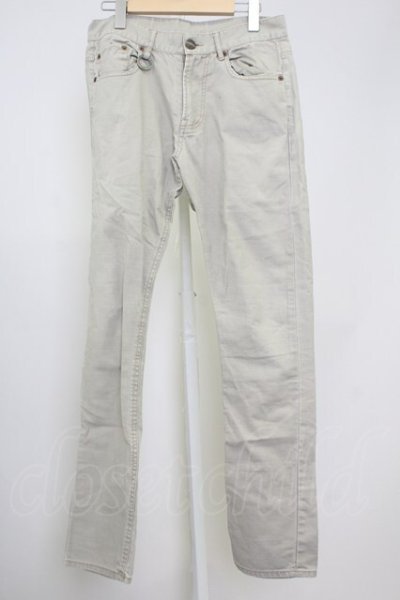 画像1: BUFFALO BOBS / ロークロッチカラーデニムパンツ 1 ベージュ T-25-08-06-032-BU-pa-YM-ZT
