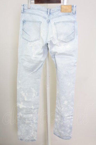 画像2: GOSTAR DE FUGA / Stiriaケミカル加工デニムパンツ 42 ライトインディゴ T-25-08-06-033-GO-pa-YM-ZT109 (2)