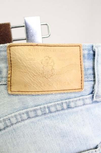 画像7: GOSTAR DE FUGA / Stiriaケミカル加工デニムパンツ 42 ライトインディゴ T-25-08-06-033-GO-pa-YM-ZT109 (7)