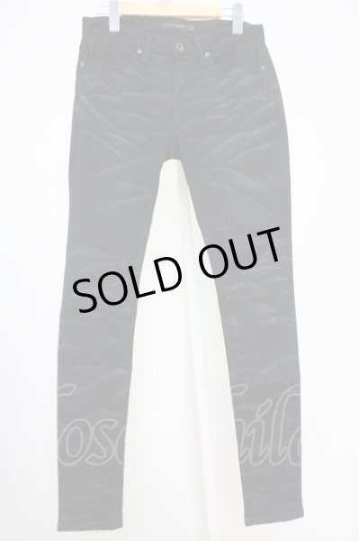 画像1: CIVARIZE / 加工ストレッチデニムスキニーパンツ 42 ブラック T-25-08-06-036-CI-pa-YM-ZT109 (1)