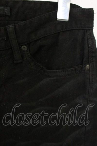画像3: CIVARIZE / 加工ストレッチデニムスキニーパンツ 42 ブラック T-25-08-06-036-CI-pa-YM-ZT109 (3)