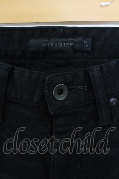 画像4: CIVARIZE / 加工ストレッチデニムスキニーパンツ 42 ブラック T-25-08-06-036-CI-pa-YM-ZT109 (4)
