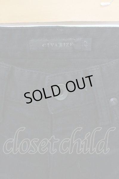 画像4: CIVARIZE / 加工ストレッチデニムスキニーパンツ 42 ブラック T-25-08-06-036-CI-pa-YM-ZT109 (4)