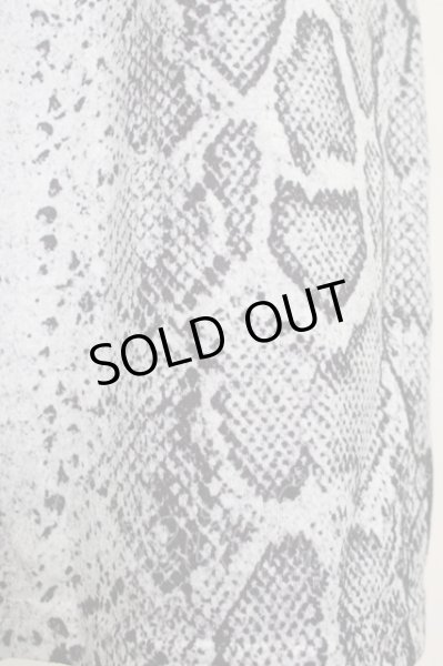 画像5: MIDAS / パイソンプリントロングタンクトップ  ホワイト T-25-08-06-005-MI-to-YM-ZT (5)