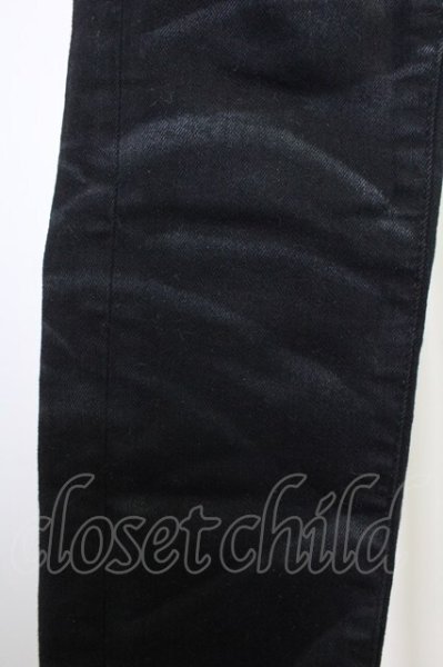 画像5: CIVARIZE / 加工ストレッチデニムスキニーパンツ 42 ブラック T-25-08-06-036-CI-pa-YM-ZT109 (5)