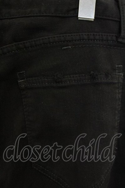 画像6: CIVARIZE / 加工ストレッチデニムスキニーパンツ 42 ブラック T-25-08-06-036-CI-pa-YM-ZT109 (6)