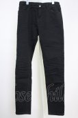 画像1: CavariA / 立体加工ストレッチデニムパンツ 46 ブラック T-25-08-06-037-Ca-pa-YM-ZT (1)