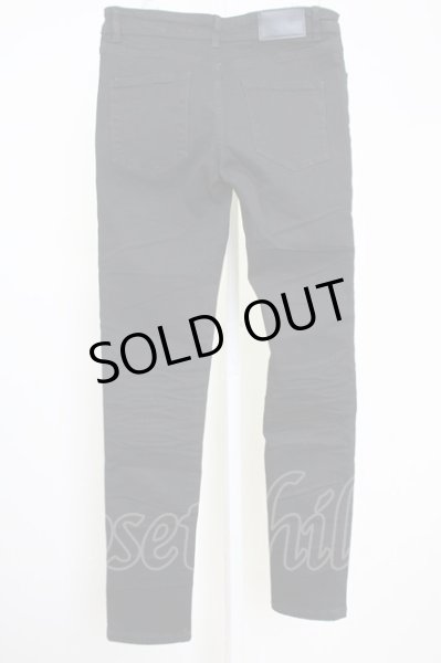 画像2: CavariA / 立体加工ストレッチデニムパンツ 46 ブラック T-25-08-06-037-Ca-pa-YM-ZT109 (2)