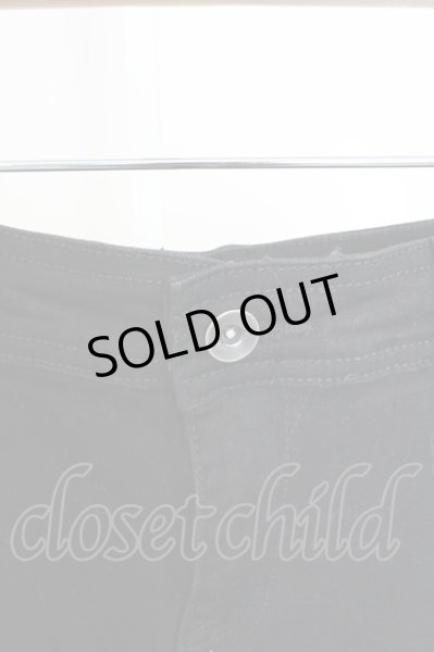 画像3: CavariA / 立体加工ストレッチデニムパンツ 46 ブラック T-25-08-06-037-Ca-pa-YM-ZT109 (3)