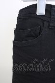 画像4: CavariA / 立体加工ストレッチデニムパンツ 46 ブラック T-25-08-06-037-Ca-pa-YM-ZT