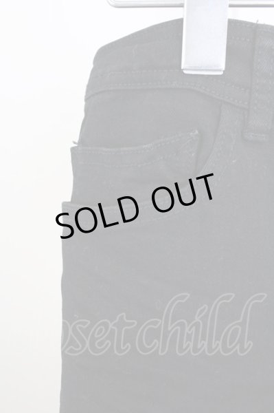 画像4: CavariA / 立体加工ストレッチデニムパンツ 46 ブラック T-25-08-06-037-Ca-pa-YM-ZT109 (4)