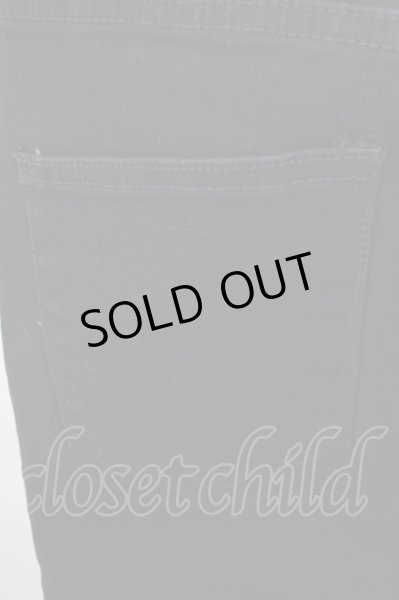 画像6: CavariA / 立体加工ストレッチデニムパンツ 46 ブラック T-25-08-06-037-Ca-pa-YM-ZT109 (6)