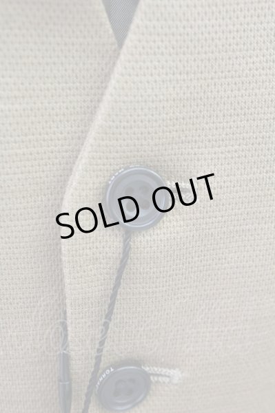 画像3: TORNADO MART / 綿麻ジレ ベスト S ダークベージュ T-25-08-06-001-TO-to-YM-ZT106 (3)