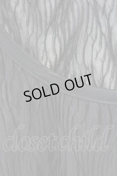 画像3: TORNADO MART / ウェーブプリーツタンクトップ  ブラック T-25-08-06-006-TO-to-YM-ZT (3)