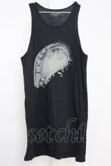 SHARE SPIRIT / EYE タンクトップ M ブラック T-25-08-06-007-SH-ja-YM-ZT