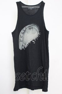 SHARE SPIRIT / EYE タンクトップ M ブラック T-25-08-06-007-SH-ja-YM-ZT106