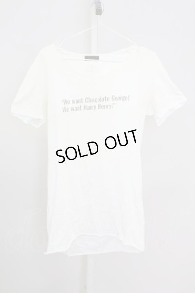 画像1: goa / バックスタッズクロスTシャツ  アイボリー T-25-08-06-008-go-ts-YM-ZT