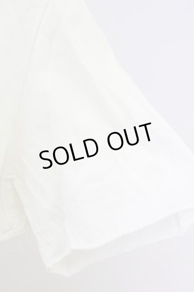 画像9: goa / バックスタッズクロスTシャツ  アイボリー T-25-08-06-008-go-ts-YM-ZT (9)