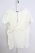 画像2: goa / ペイズリープリントムラ染めTシャツ  オフホワイト T-25-08-06-009-go-ts-YM-ZT (2)