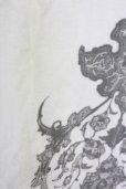 画像6: goa / ペイズリープリントムラ染めTシャツ  オフホワイト T-25-08-06-009-go-ts-YM-ZT