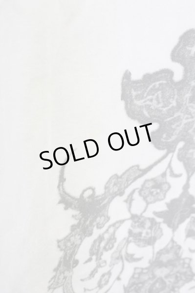 画像6: goa / ペイズリープリントムラ染めTシャツ  オフホワイト T-25-08-06-009-go-ts-YM-ZT106 (6)