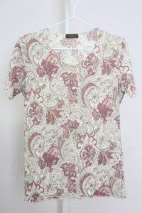 goa / ペイズリー総柄 Tシャツ F マルチ T-25-08-06-012-go-ts-YM-ZT107