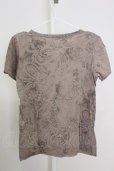 画像2: goa / 掠れペイズリー総柄 Tシャツ F ライトブラウン T-25-08-06-013-go-ts-YM-ZT (2)