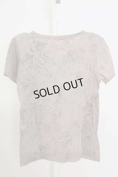 画像2: goa / 掠れペイズリー総柄 Tシャツ F ライトブラウン T-25-08-06-013-go-ts-YM-ZT