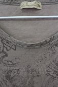 画像3: goa / 掠れペイズリー総柄 Tシャツ F ライトブラウン T-25-08-06-013-go-ts-YM-ZT