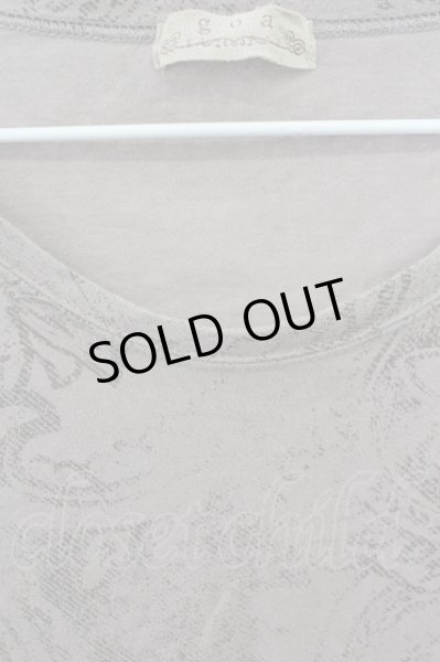 画像3: goa / 掠れペイズリー総柄 Tシャツ F ライトブラウン T-25-08-06-013-go-ts-YM-ZT (3)