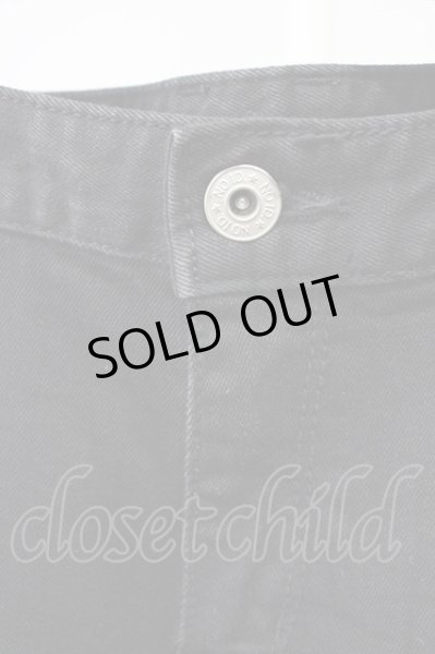 画像3: NO ID. / コットンストレッチスキニーデニムパンツ 3 ブラック T-25-08-29-017-NO-pa-YM-ZT141 (3)