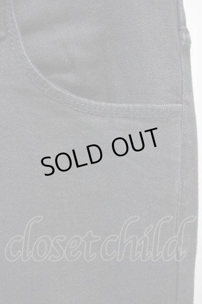 画像4: NO ID. / コットンストレッチスキニーデニムパンツ 3 ブラック T-25-08-29-017-NO-pa-YM-ZT141 (4)