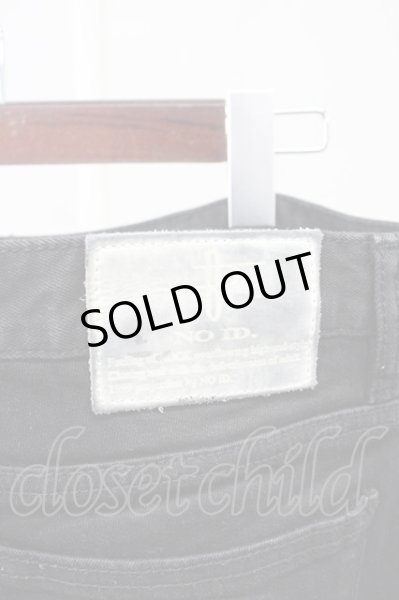 画像5: NO ID. / コットンストレッチスキニーデニムパンツ 3 ブラック T-25-08-29-017-NO-pa-YM-ZT141 (5)