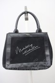 画像1: NIL DUE / NIL UN TOKYO / LEATHER MASKING CANVAS TOTE バッグ（S）  ブラック T-25-08-29-018-NI-ba-YM-ZT (1)
